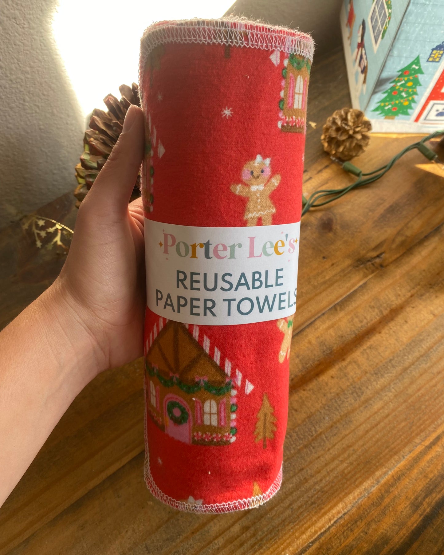 Holiday Reusable Paper Towels