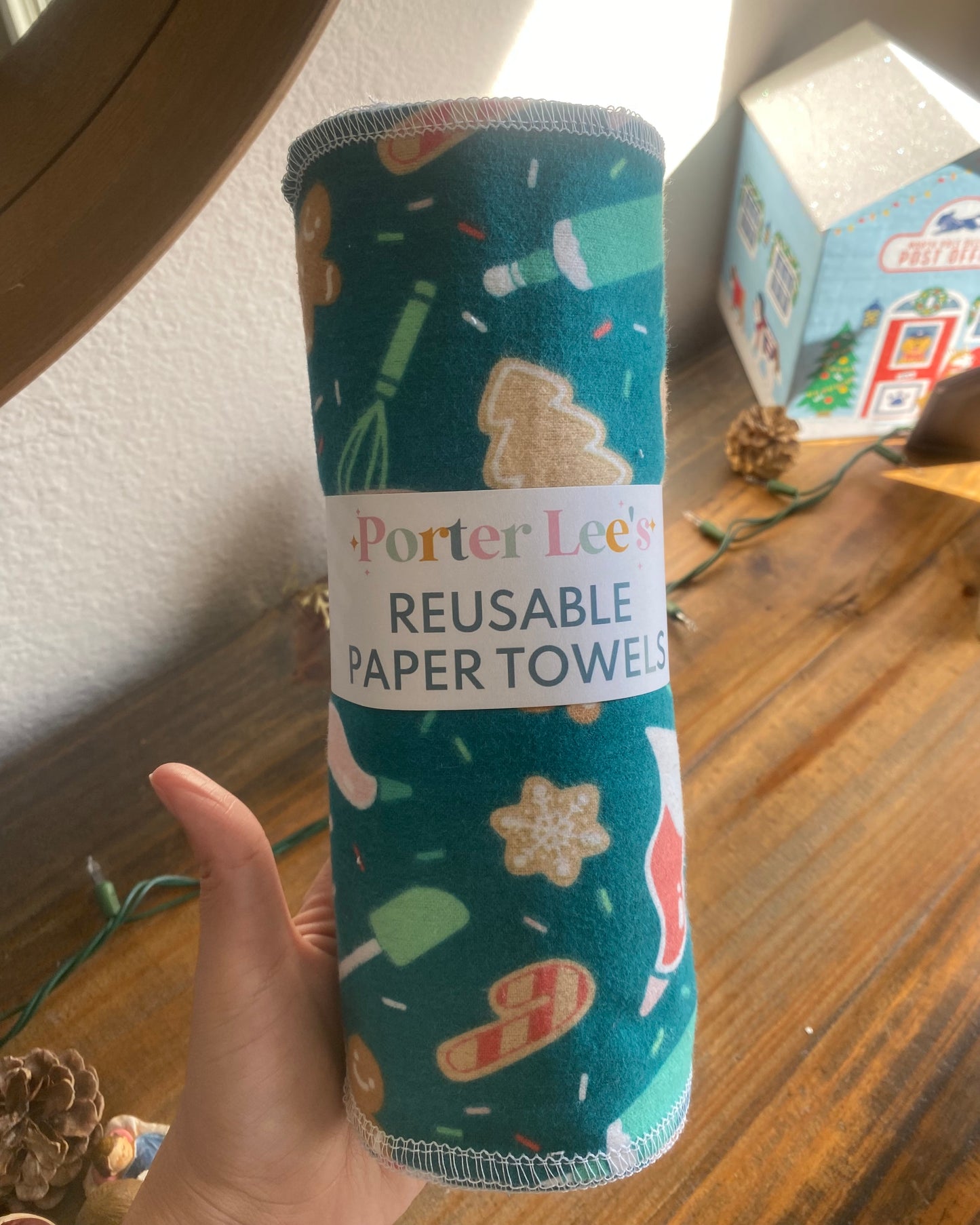 Holiday Reusable Paper Towels