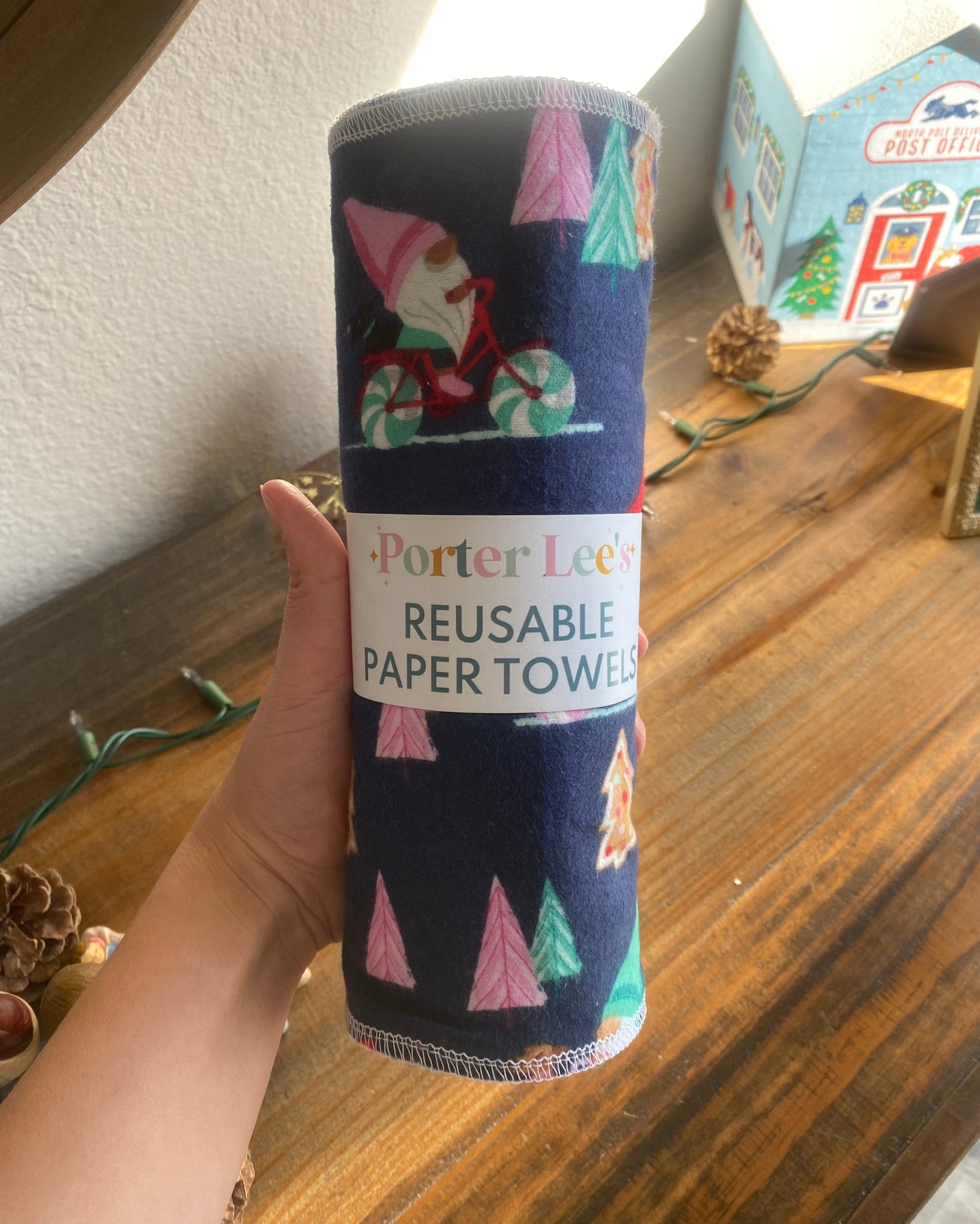 Holiday Reusable Paper Towels