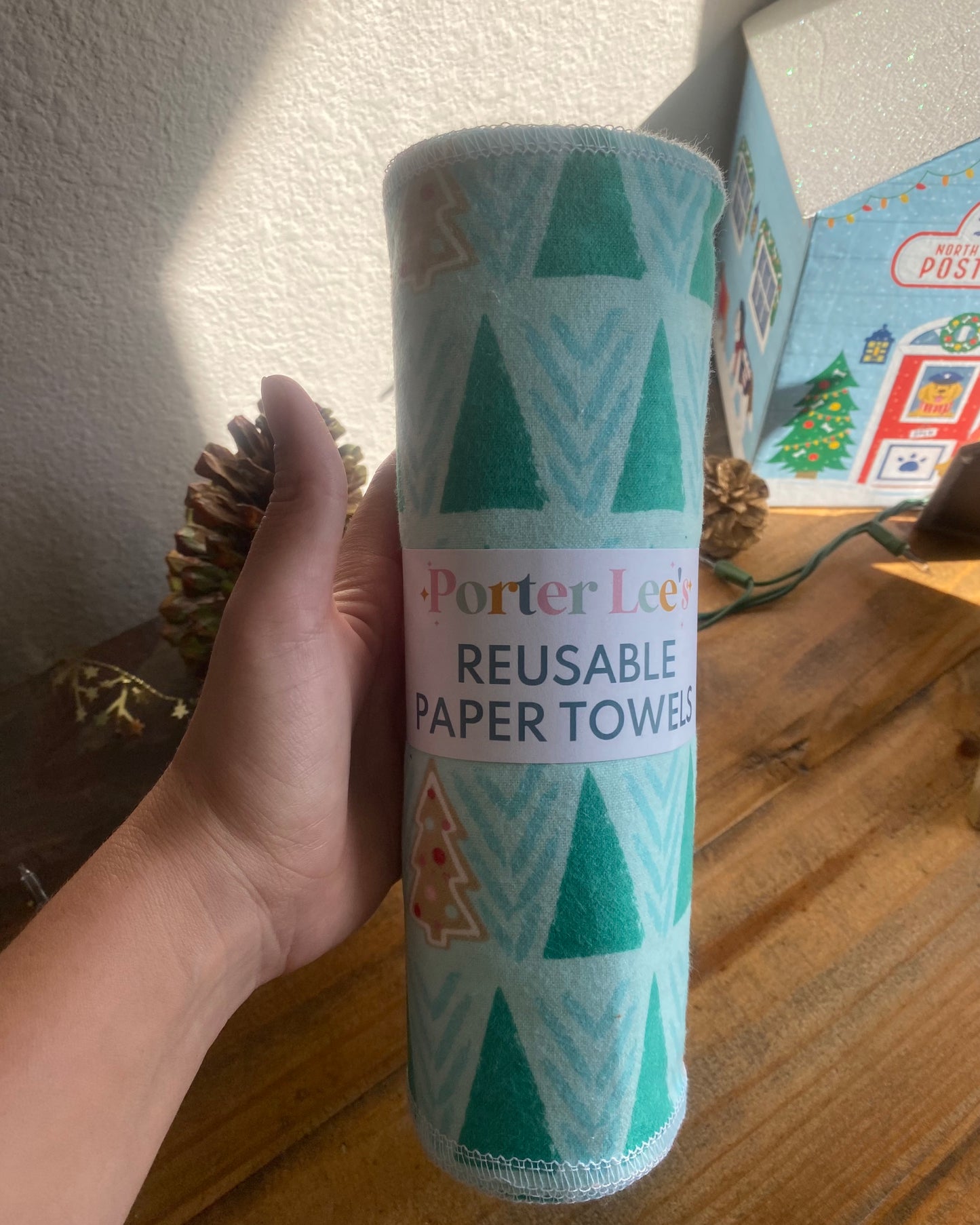 Holiday Reusable Paper Towels