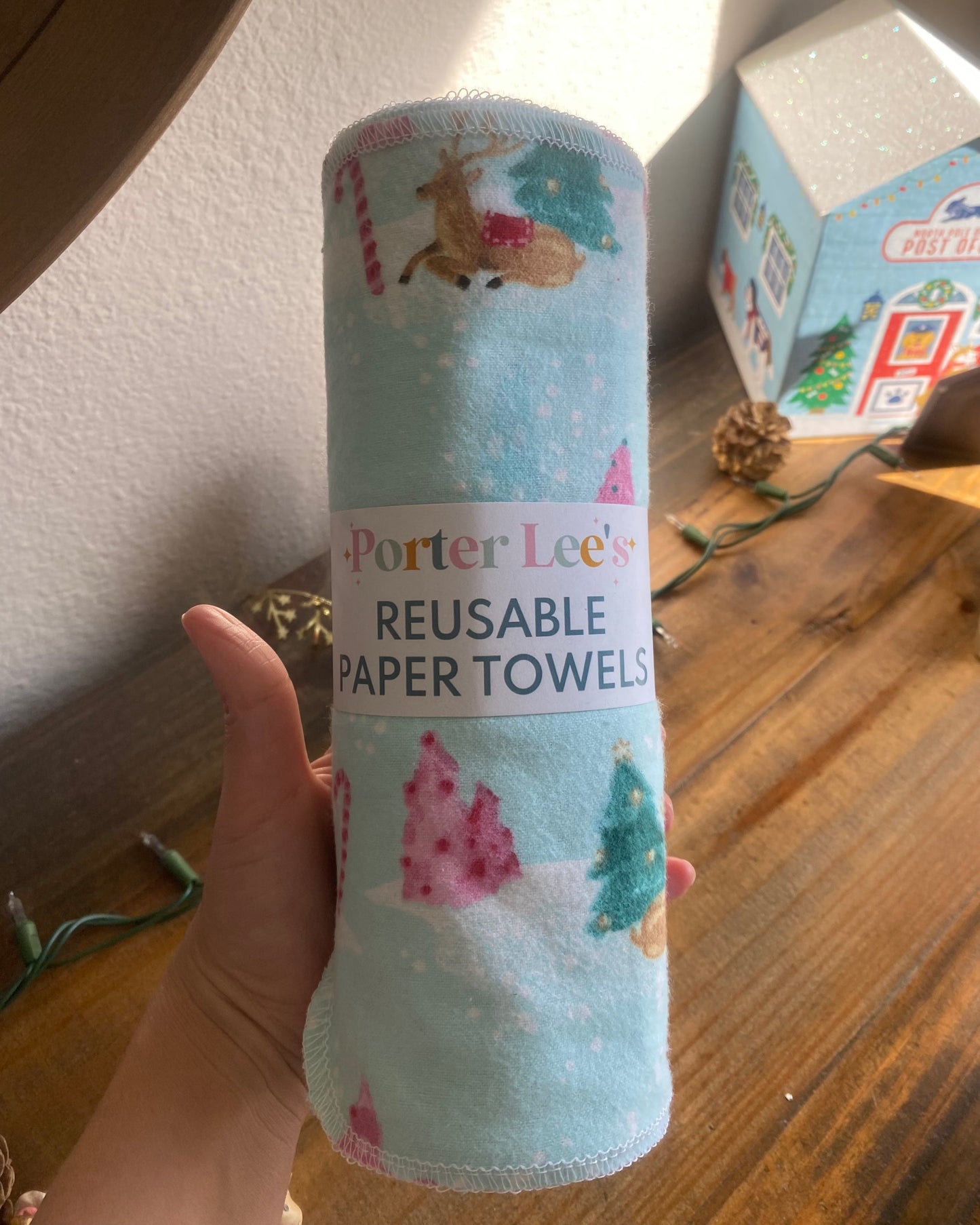 Holiday Reusable Paper Towels